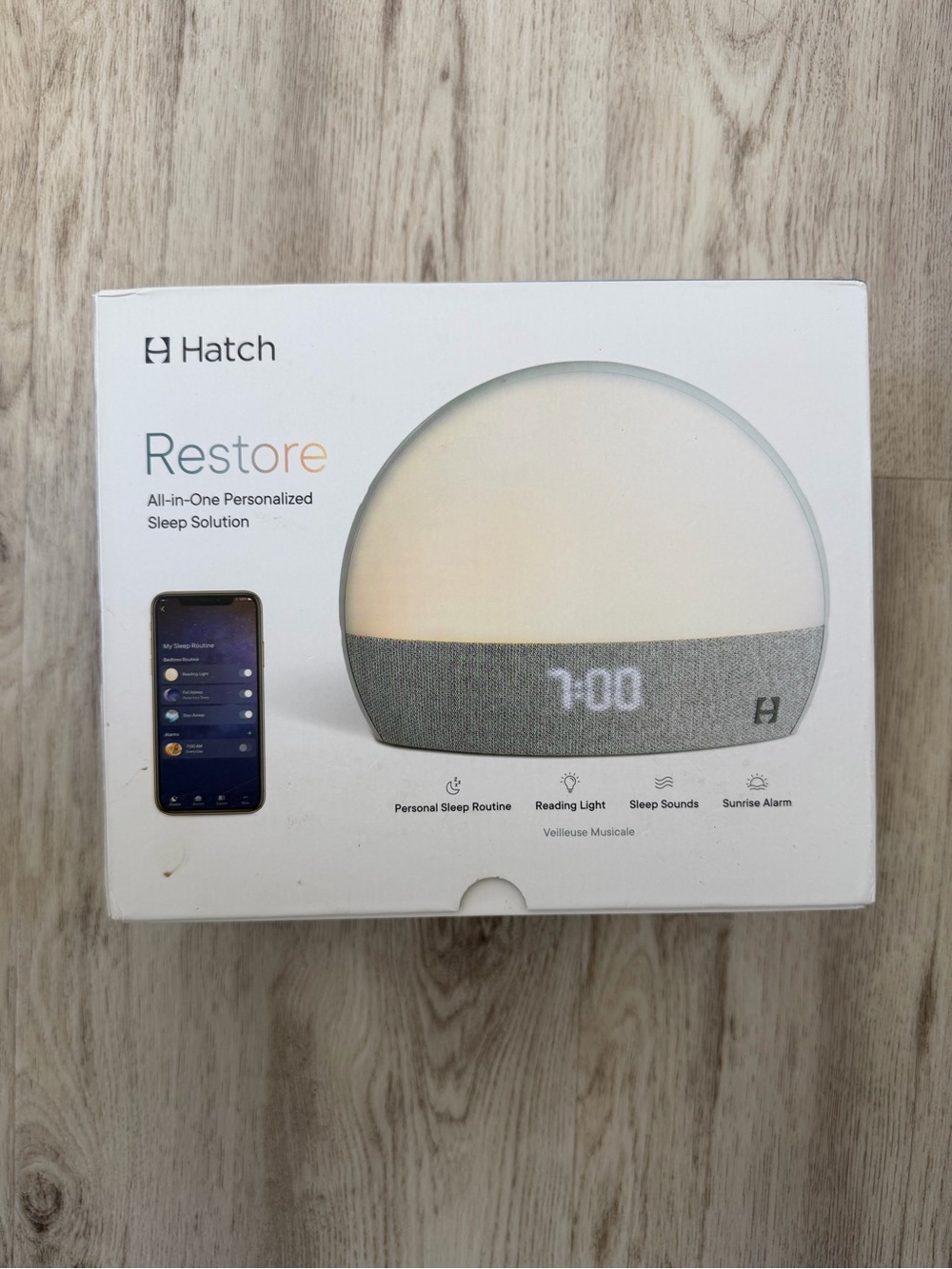 Hatch Restore Sleep Speaker - White and Gray